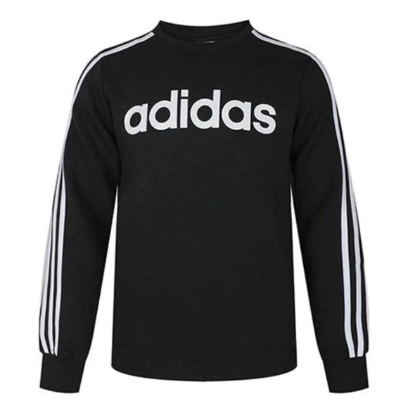 adidas Other - Adidas E 3S Crew FL Round-neck Sweater Unisex Black/White DQ3084 Size Large